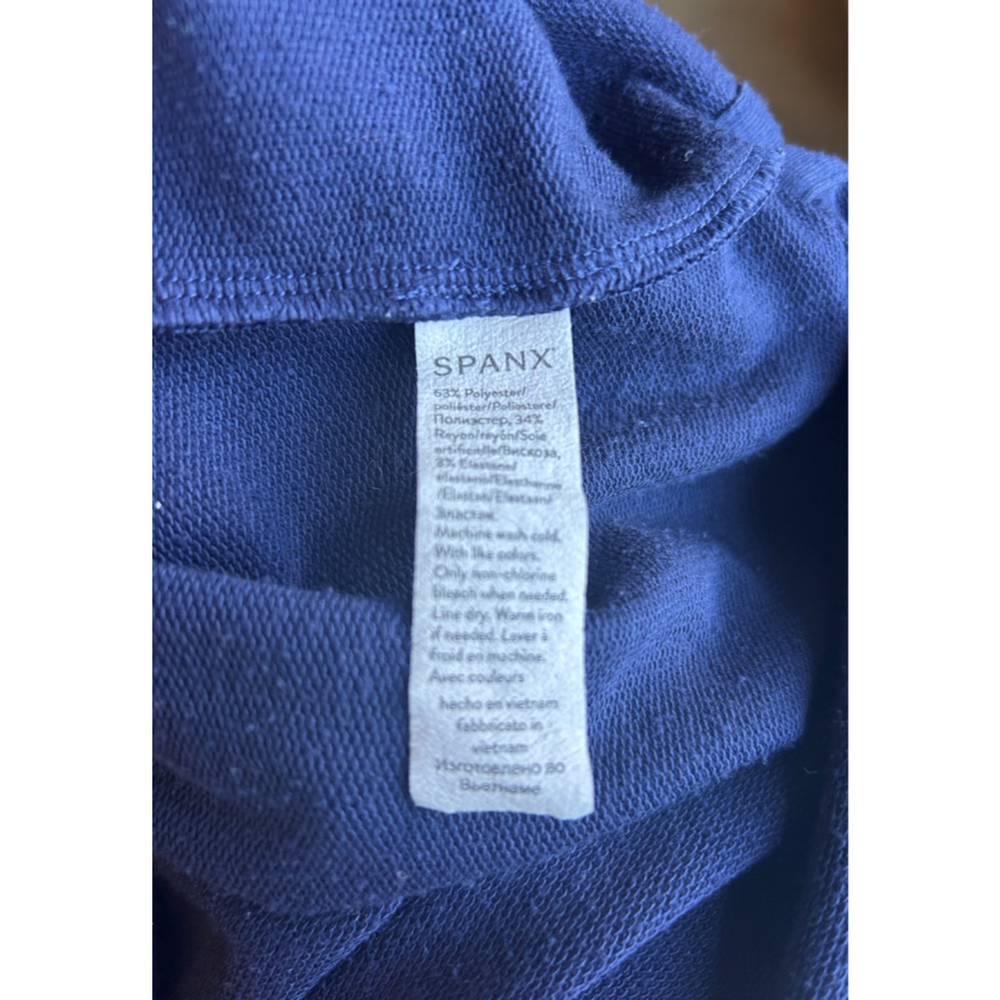 Women's SPANX Navy Sweatshirt M - Picture 6 of 6